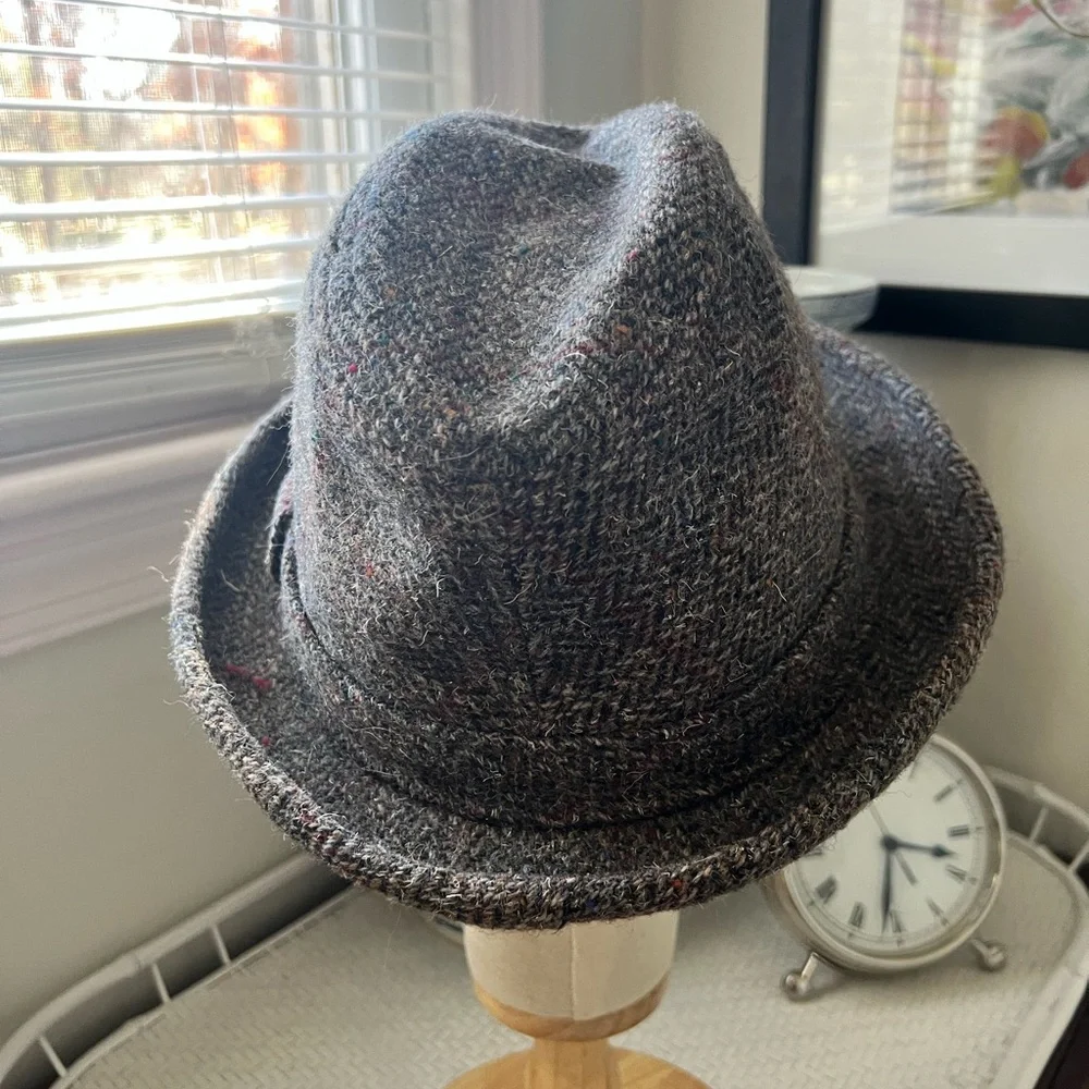 Vintage Adam New York tweed fedora